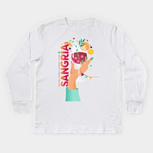 Sangria Kids Long Sleeve T-Shirt